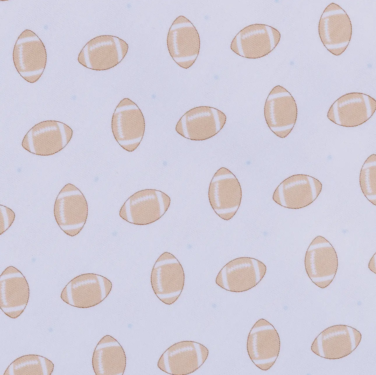 Touchdown Cutie Long Pajamas- light blue