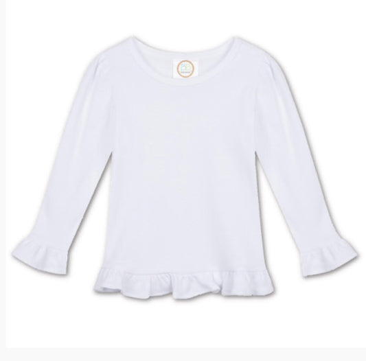 Long Sleeve Ruffle T-Shirt