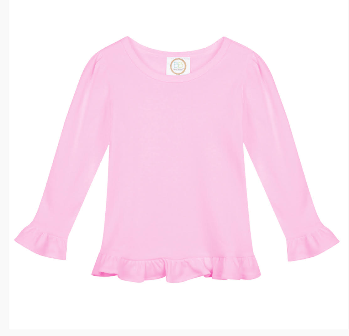 Long Sleeve Ruffle T-Shirt