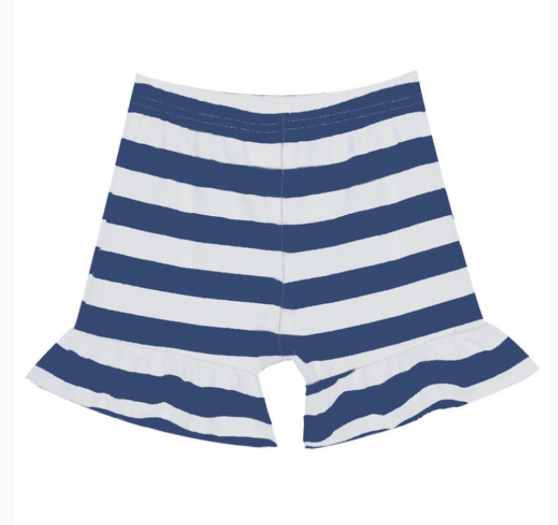 Ruffle Striped Shorts